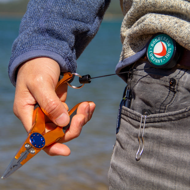 Heavy Duty Fishing Zinger with Belt Clip for Fly Fishing Gear and