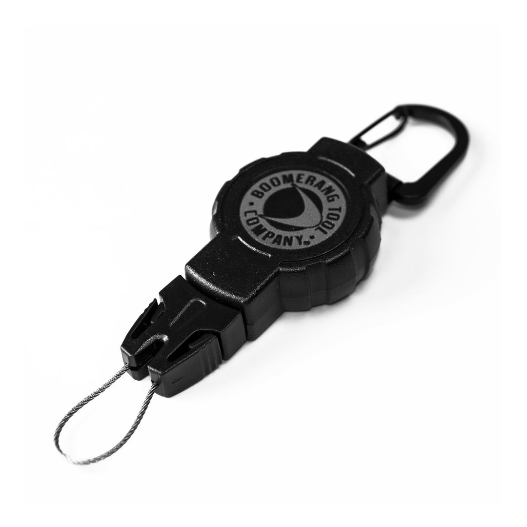 Retractable Scuba Diving Tether with Universal and Split Ring Easy Change End Fittings