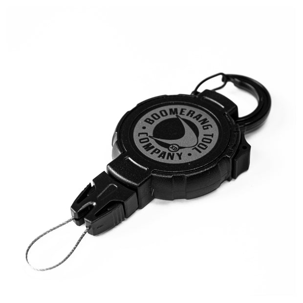 Retractable Scuba Diving Tether with Universal and Split Ring Easy Change End Fittings