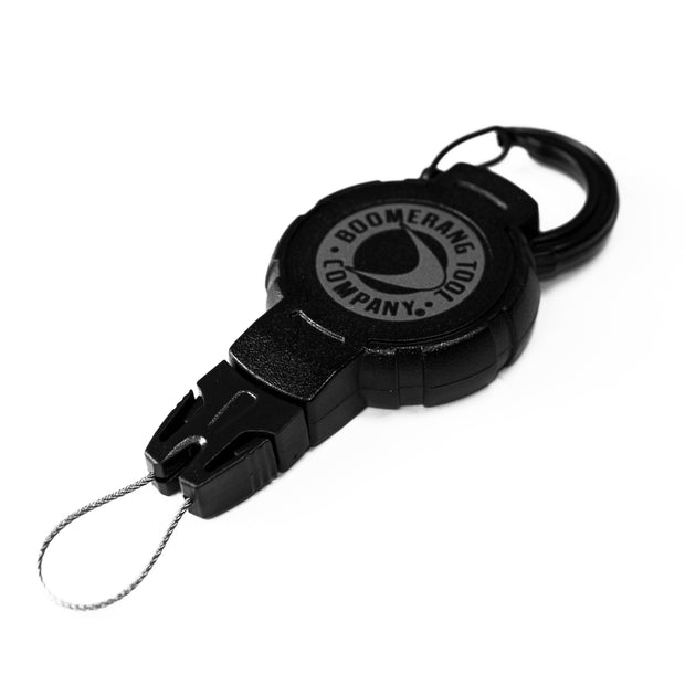 Retractable Scuba Diving Tether with Universal and Split Ring Easy Change End Fittings