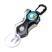 Boomerang Tool Company Long SNIP Cheaters Fishing Line Cutter with Fly Trimming Magnifying Glass, Cuts 50 lb. Braided Fishing Line