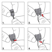 Hunting Boomerang Tool Company Retractable Gear Tether with a Universal Easy Change End Fitting